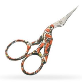 V11250312u8 Stork embroidery scissors colors 9 cm