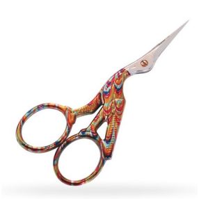 V11250312u7 Stork scissors colors 9 cm
