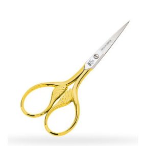 F11170312d Scissors gold handles 9 cm