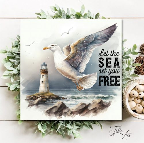 2751 Let the sea set you free - sirály 