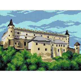 3584 Zvolen kastély 30x40 cm