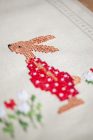 PN-0190938 Easter rabbits in tulip garden 40x100 cm