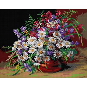   3589 Friedrich Meyer Rubritius - Csendélet virágokkal 40x50 cm