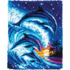 PN-0190894 Dolphins in tropical atmosphere 55x70 cm