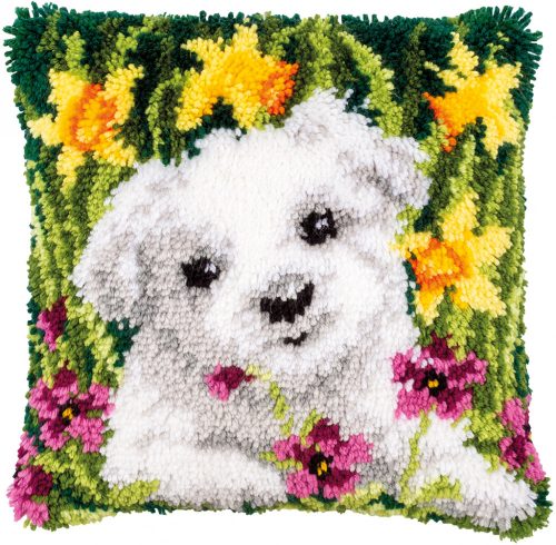 PN-0190869 Westie nárciszok között 40x40 cm