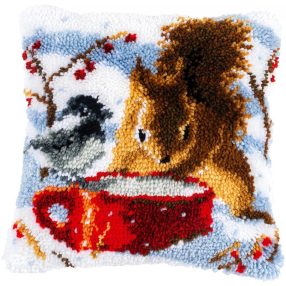 PN-0196202 Squirrel and tit 40x40 cm