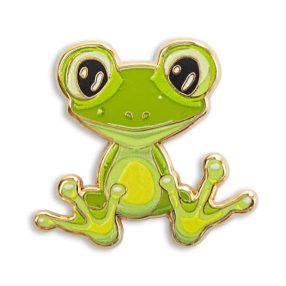 NM09 Béka - tűmágnes 32x27 mm