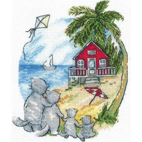 SANN-32 Housewarming Cats 12x14,5 cm