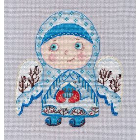 S1547 Tél angyal 13x15 cm