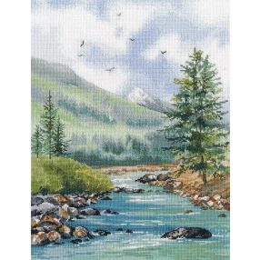 S1548 Hegyi folyó 25x35 cm