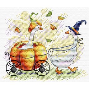 SM737 Festive wagon 11x13 cm