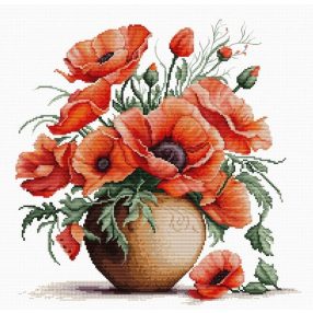 B7022 Nyári borvirág 30x30 cm