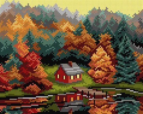 3600 Őszi táj 24x30 cm