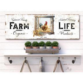 2757 Farm life, kakas - családnévvel 