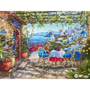 SK230 Santorini. View from Terrace 38,5x29 cm