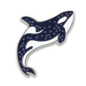Leti14346 Bálna - tűmágnes 5x3 cm