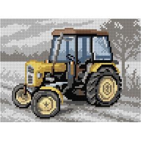 3605 Tractor 18x24 cm