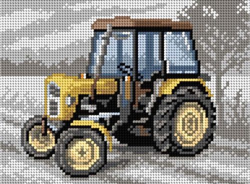 3605 Tractor 18x24 cm
