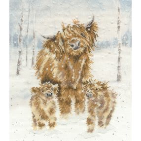 XHD128 Hannah Dale - Highland Christmas 26x30 cm