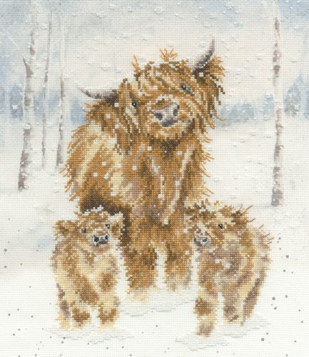 XHD128 Hannah Dale - Highland Christmas 26x30 cm