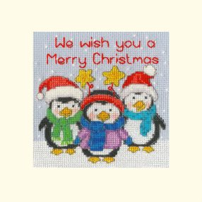 XMAS69 Jenny Barton - Penguin Pals 10x10 cm