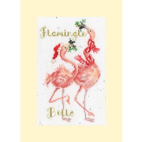 XMAS68 Hannah Dale - Flamingle Bells 10x16 cm