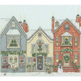 XSS21 Sally Swannell - Snowy Street 35x31 cm