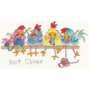 XMS40 Knit Chicks 33x18 cm