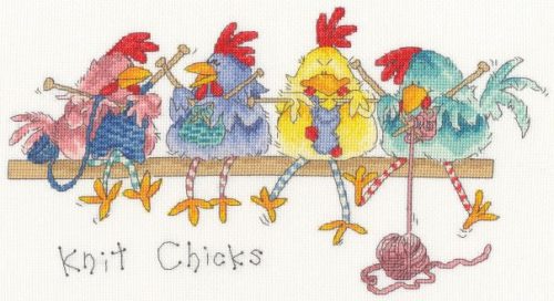 XMS40 Knit Chicks 33x18 cm