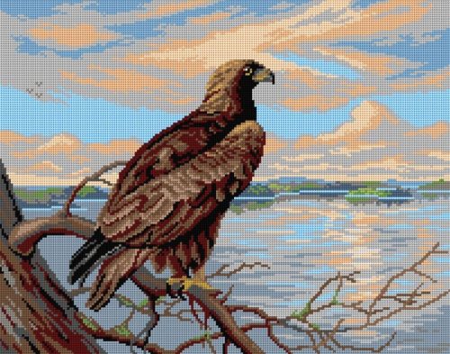 3612 Ferdinand von Wright - Sas a tónál 40x50 cm