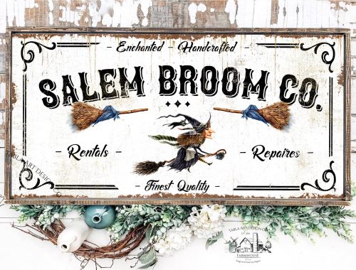 2325 Salem Broom Co. Rozsdás