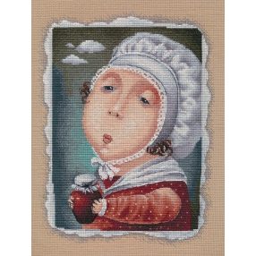 S1550 Tejfölös üveg 18x26 cm