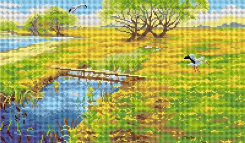 3621 Henryk Weysenhoff - Tavasz 30x50 cm