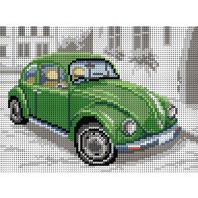 3622 The charm of four wheels - Beetle 18x24 cm