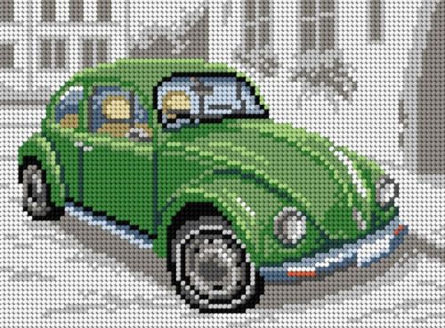 3622 The charm of four wheels - Beetle 18x24 cm