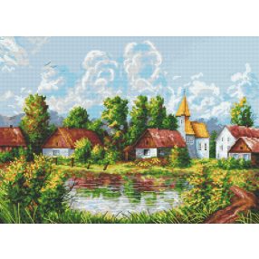 Z10766 Picturesque village 41x30 cm