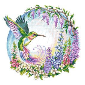 Z10830 Fairy-tale hummingbird 30x30 cm