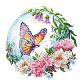 Z10834 Fairy-tale butterfly 30x30 cm