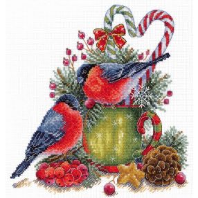 SNV838 Téli beszélgetés 19x19 cm