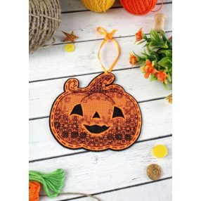 ST1015 Pumpkin with patterns 10x11 cm