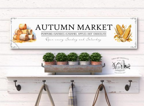 2360 Autumn Market - szalma és kukorica 