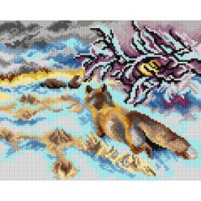 3495 Bruno Liljefors-Kacsát vadászó róka 24x30 cm