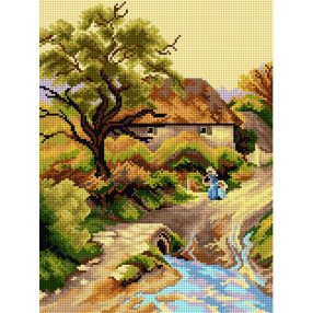 3486 Helen Alligham-Az öreg kovácsműhely 30x40 cm