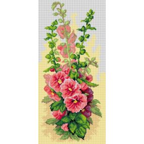 3475 Paul de Longpre-Mályvarózsa 24x51 cm