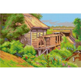 3636 Eugeniusz Wrzeszcz - Vízimalom 24x36 cm