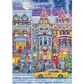 Leti 8076 Winter Townhouse 21x30 cm
