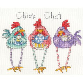XMS42 Margaret Sherry - Chick Chat 22x18 cm