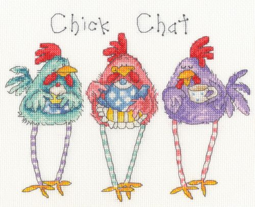 XMS42 Margaret Sherry - Chick Chat 22x18 cm