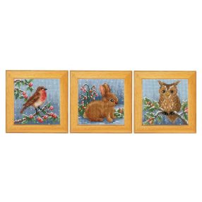 PN-0143363 Téli állatok 3 db-os 8x8 cm/db