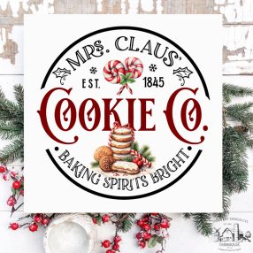 2458 Mrs Claus Cookie 